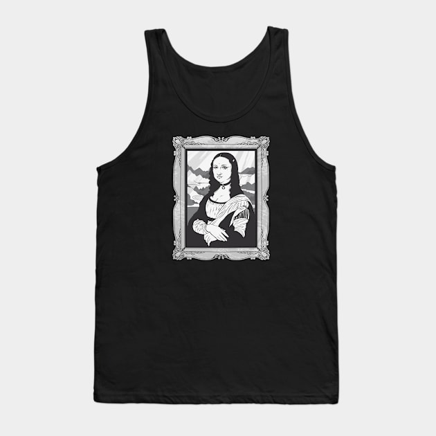 GOTHIC MONA LISA Tank Top by Bombastik